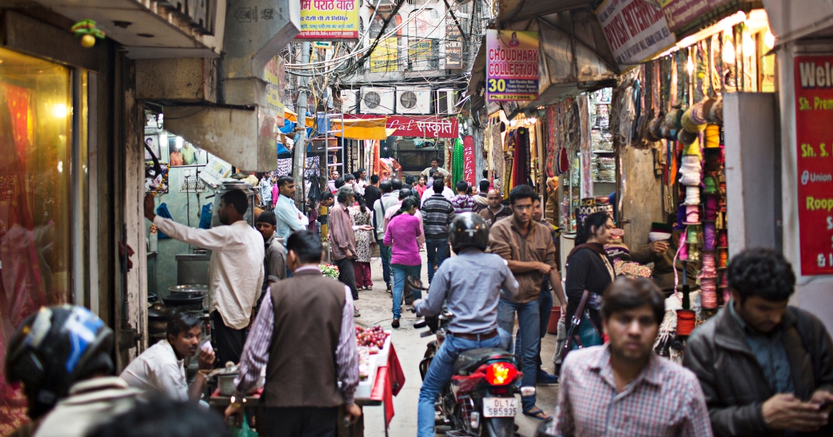 Streets of Old Delhi, India